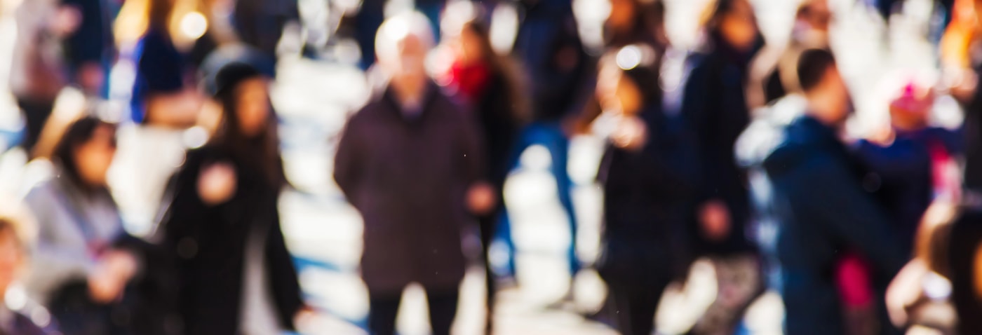 crowd walking McAllen