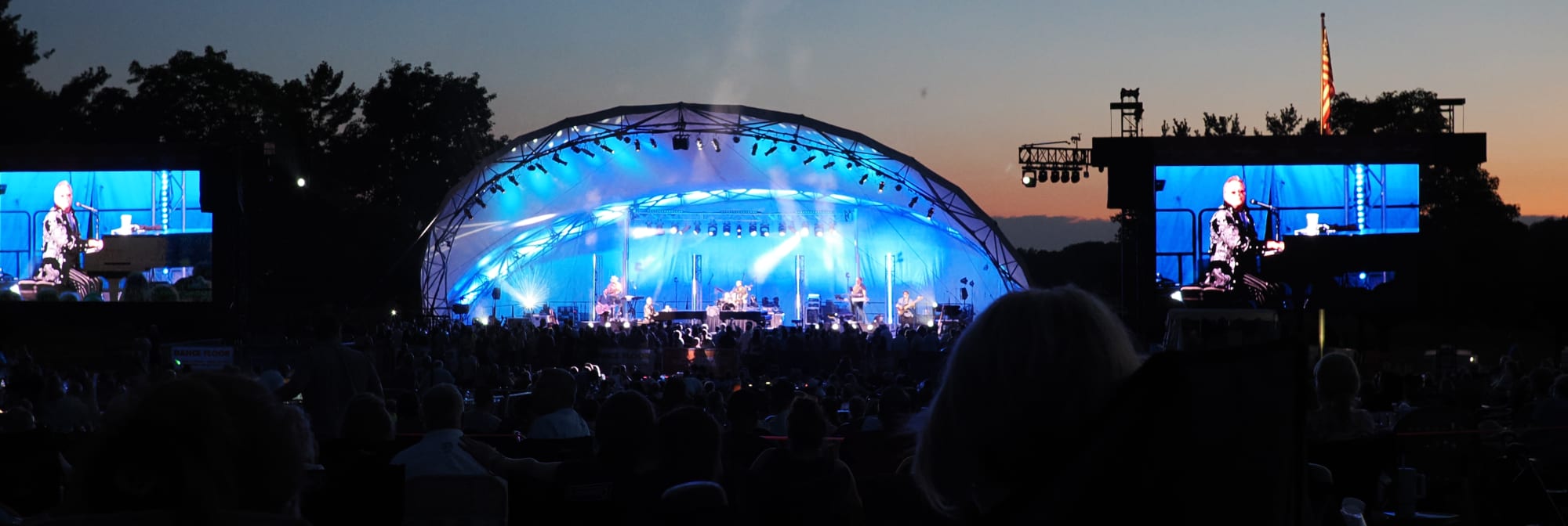 outdoor concert venue at sunset McAllen